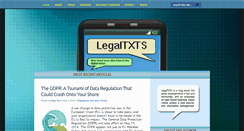 Desktop Screenshot of legaltxts.com