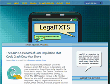 Tablet Screenshot of legaltxts.com